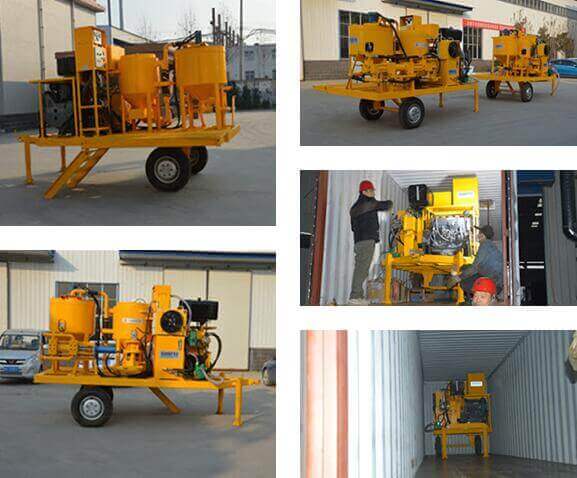 truck mounted grouting plant