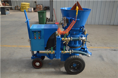 refractory guniting machine for repairs