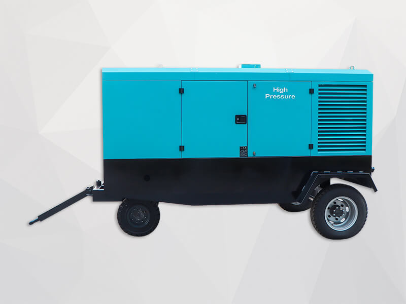 Diesel screw air compressor