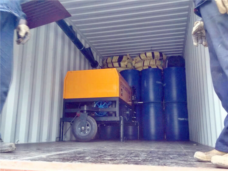 delivery foam concrete machine and foam agent