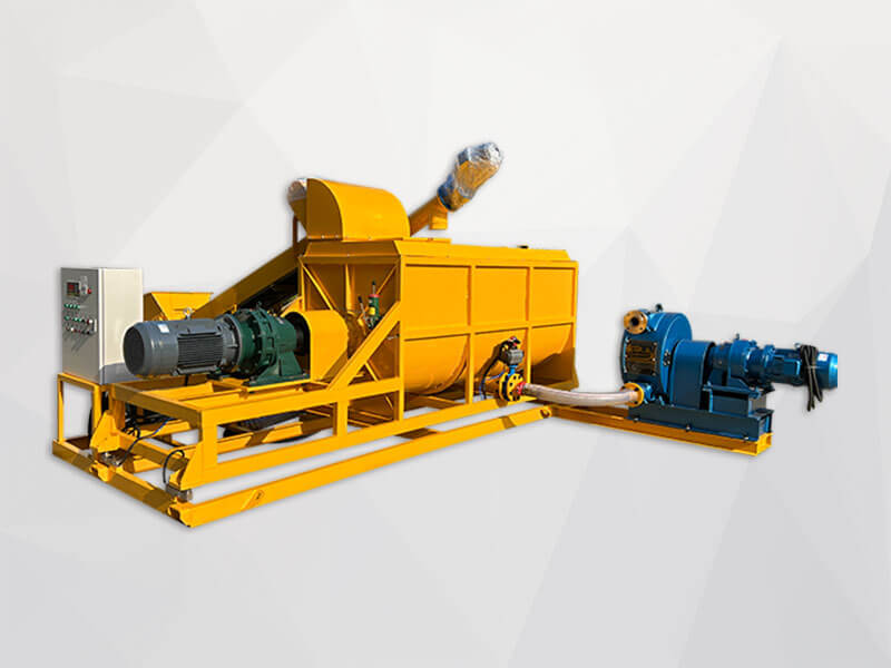 foam concrete mixer with pump