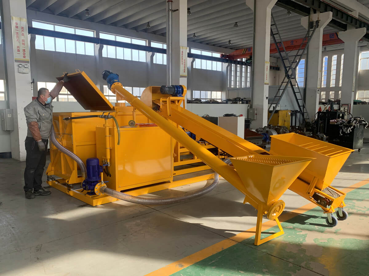 foam concrete mixing machine