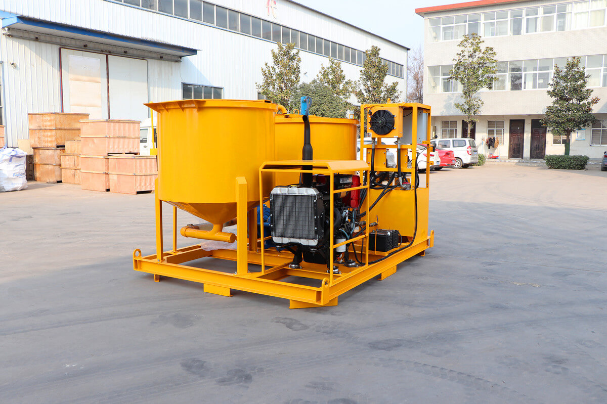 diesel engine grout mixer