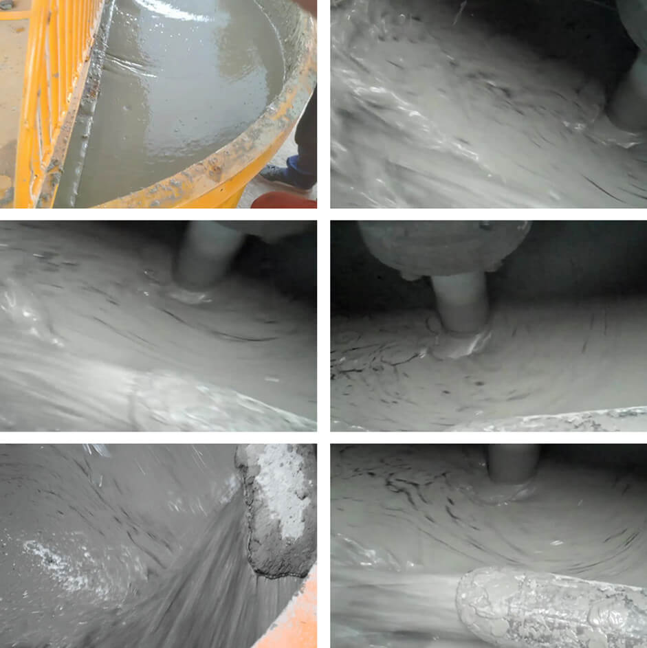 grout mixer for mixing cement, ultra-fine cement, bentonite