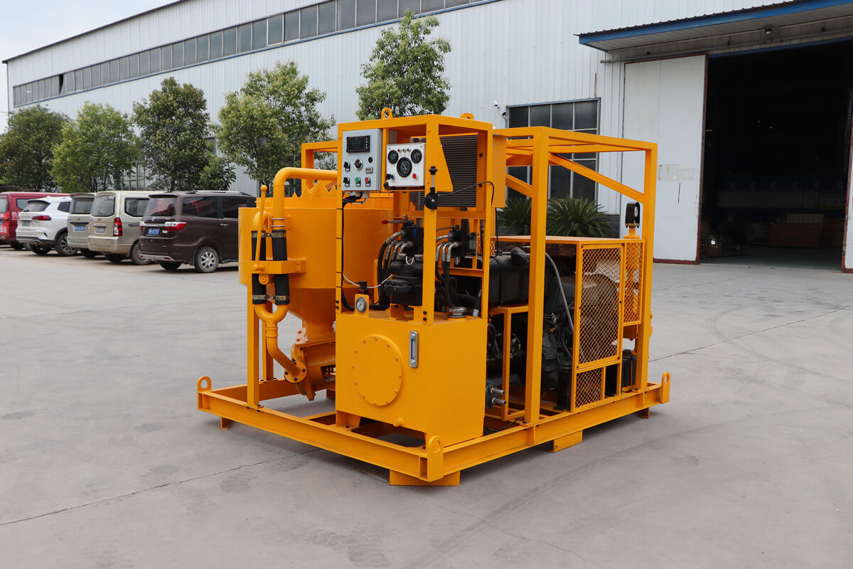 high shear grout mixer pump unit