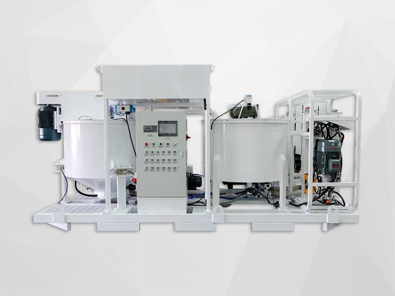grout pump station