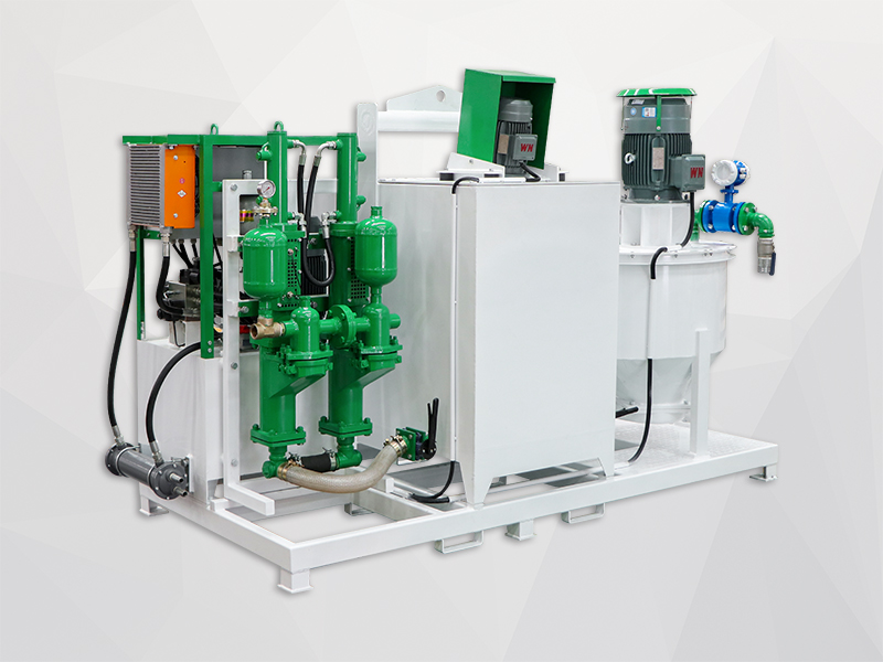 automatic bentonite grout plant