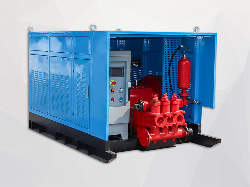 High pressure grout injection pump for sae