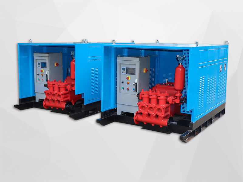 grout injection pump for drilling rig