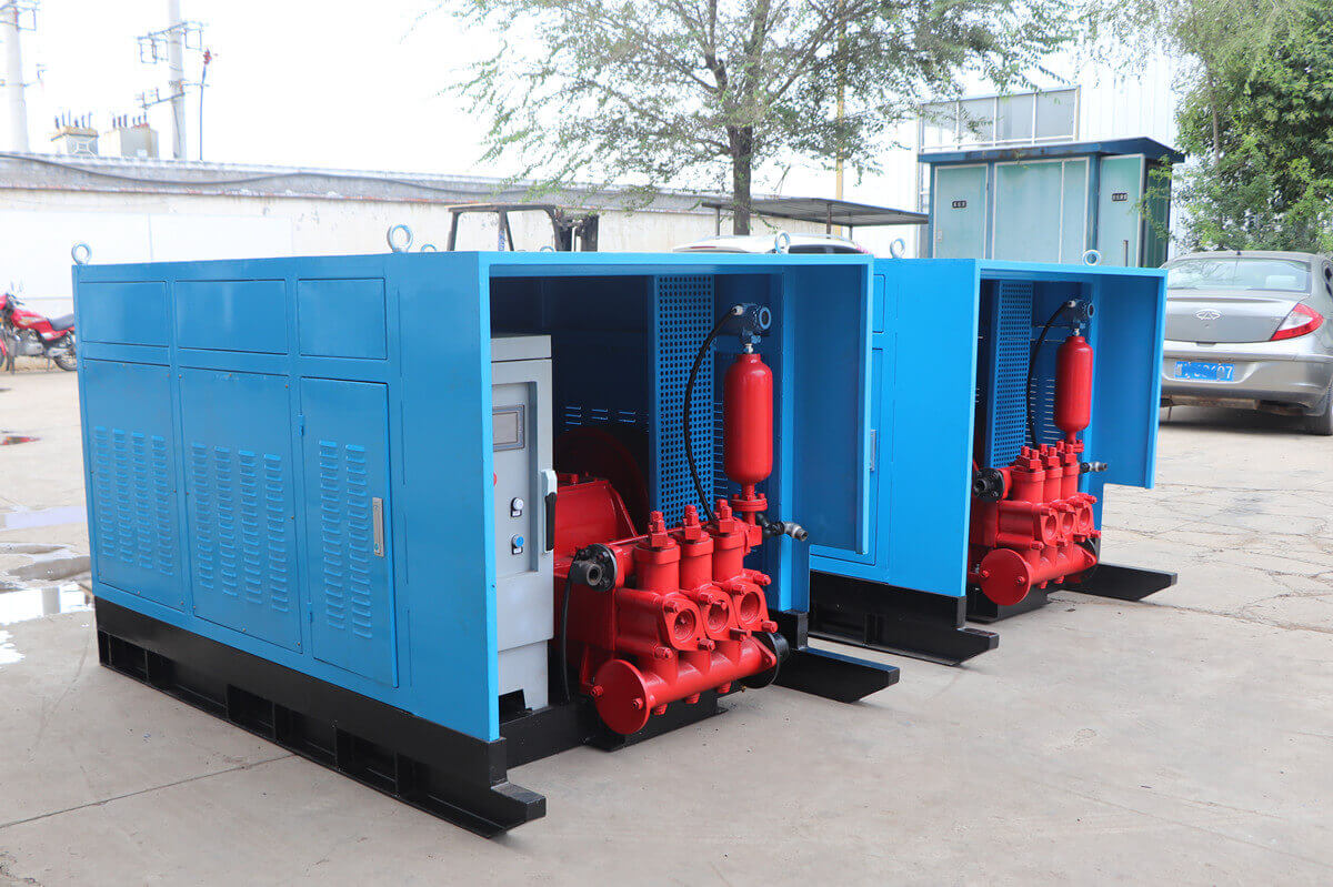 grout injection pump for jet grouting