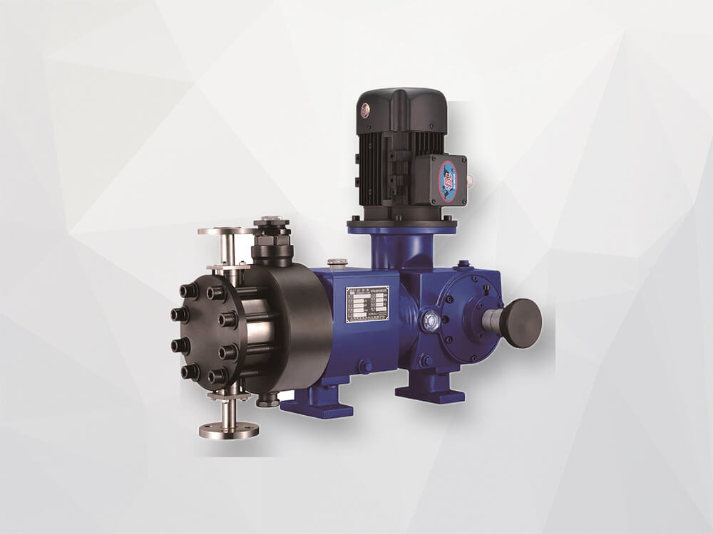 High pressure hydraulic diaphragm dosing pump