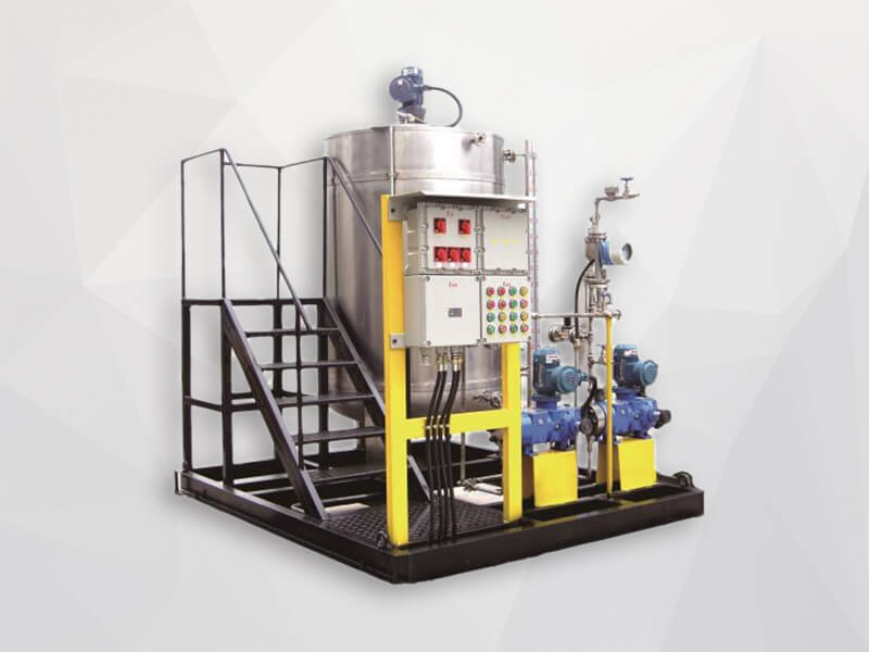 chemical injection metering pump system