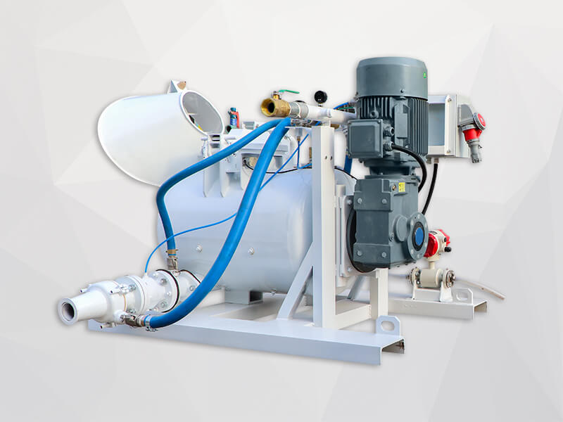 mixing and pressure conveying unit