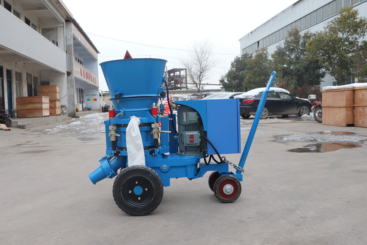 dry refractories gunite machine