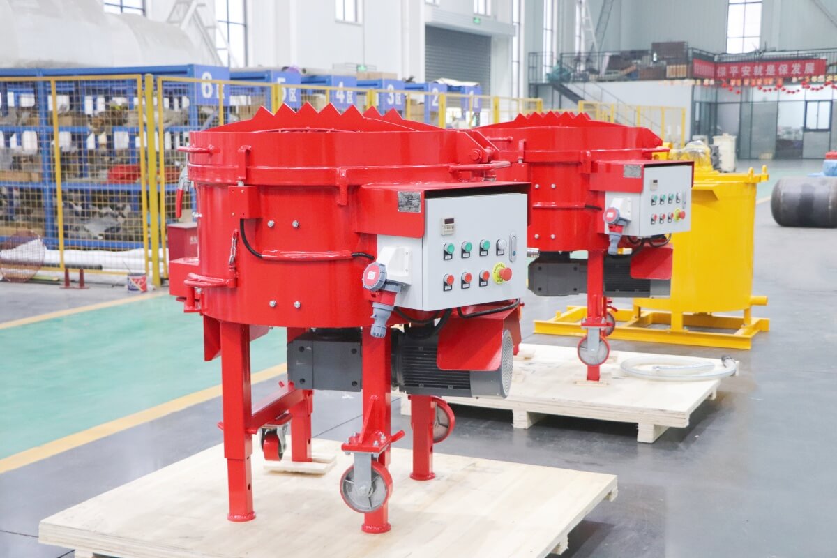100kg refractory castable pan mixer