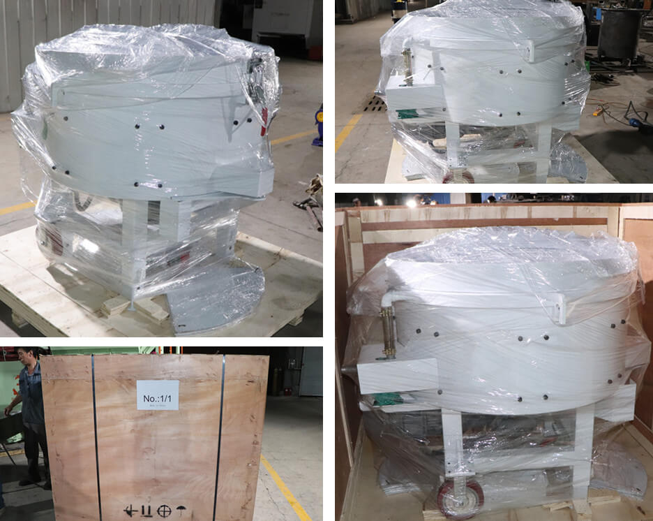 packing and delivery of refractory castable mixer