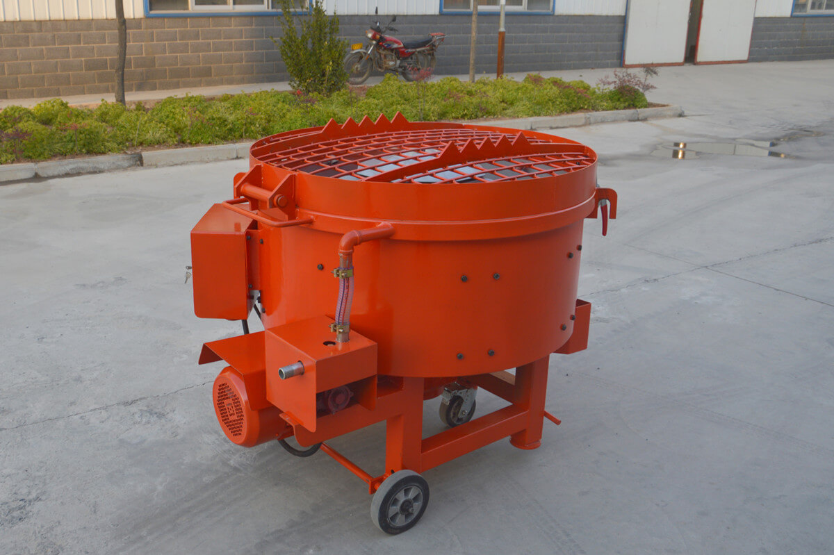 250liter capacity refractory pan mixer