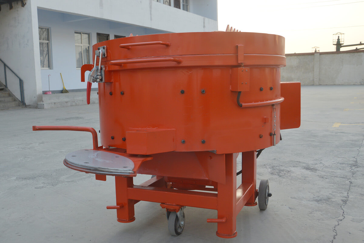 250liter pan type refractory castable mixer