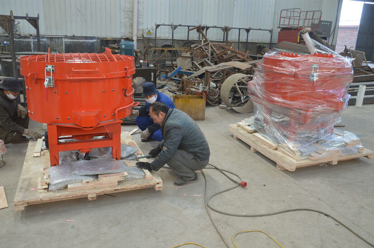 300kg 350kg refractory pan mixer manufacturer