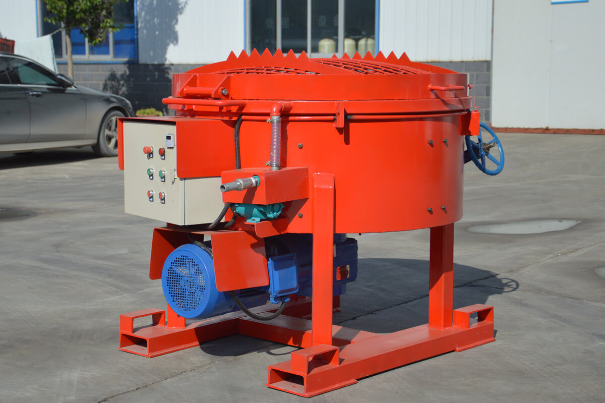 500kg capacity refractory concrete mixer