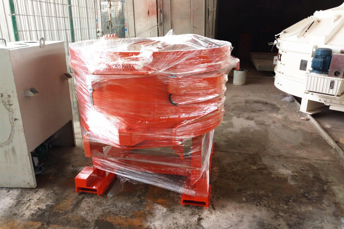 export 500kg capacity refractory paddle mixer