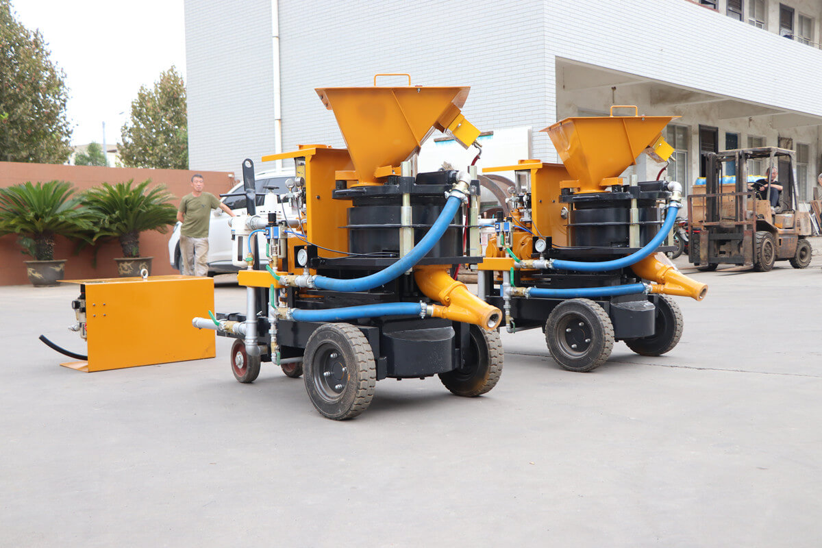 admixture dosing system for shotcrete machine