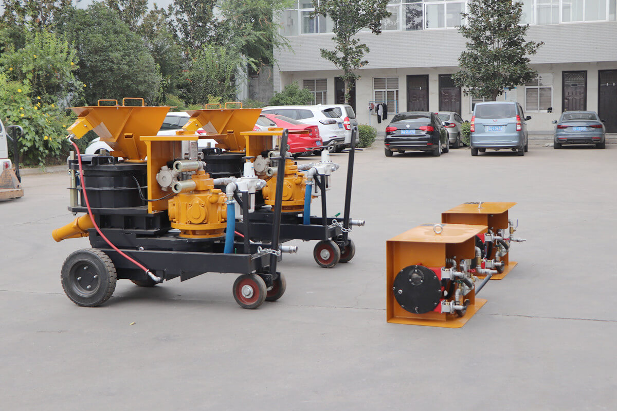 liquid admixture dosing systems for shotcrete machine