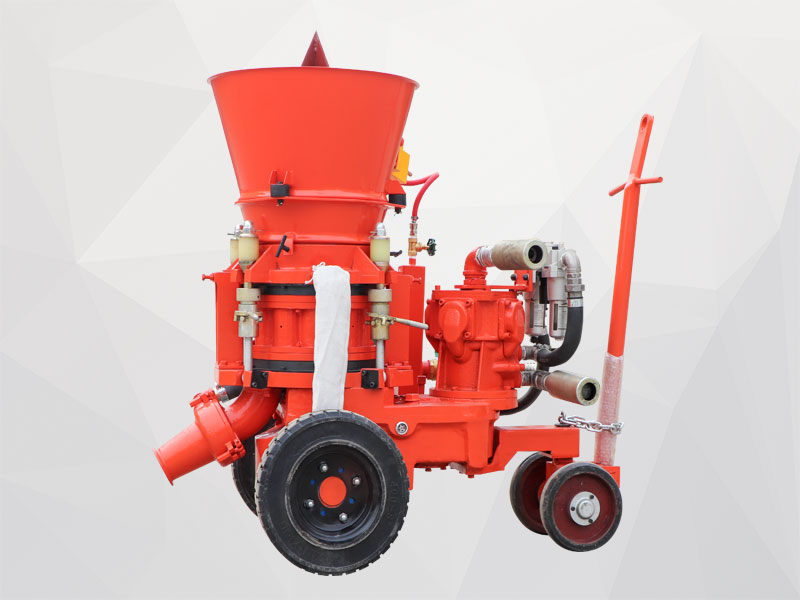 Air motor dry mix concrete spraying machine for sale