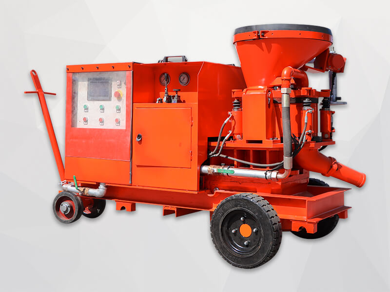 rotary machine for pea gravel backfilling