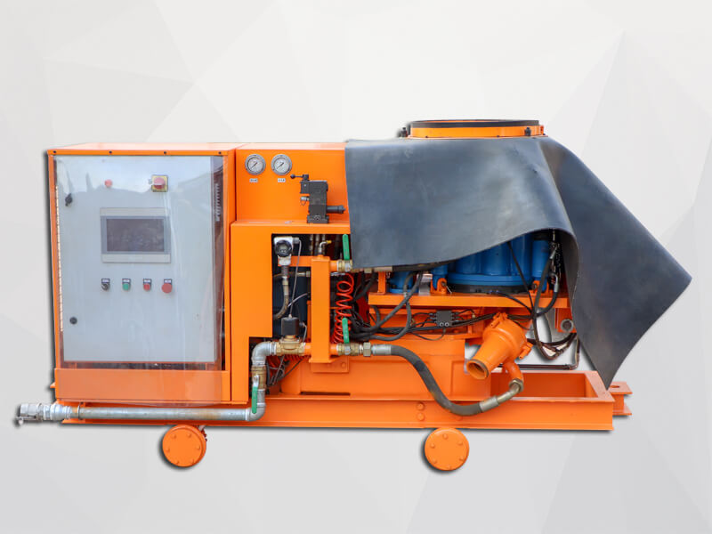 rotary machine for pea gravel backfilling