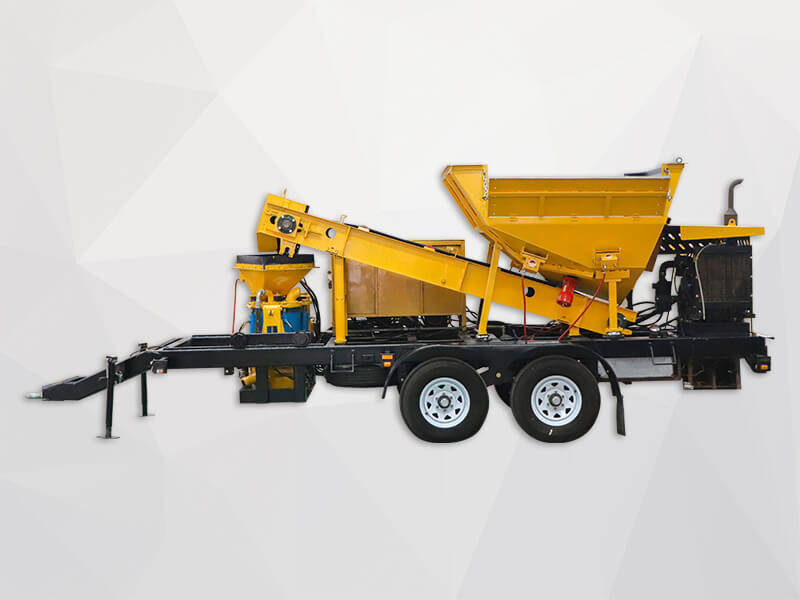 High-capacity mobile shotcrete equipment