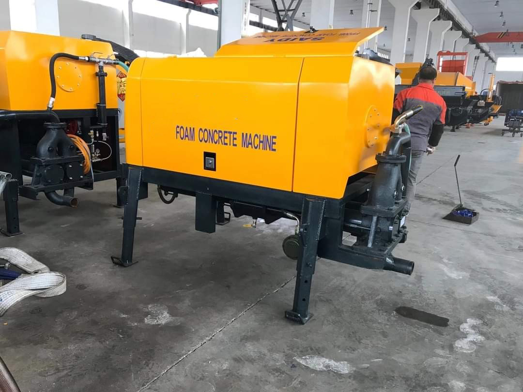 foam concrete cement foaming machine for floor roof wall cast in place