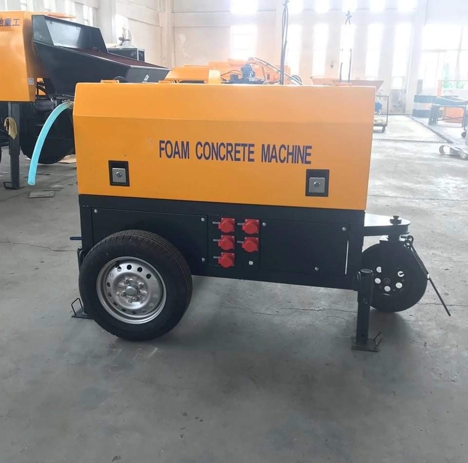 high efficiency lightweight concrete machine