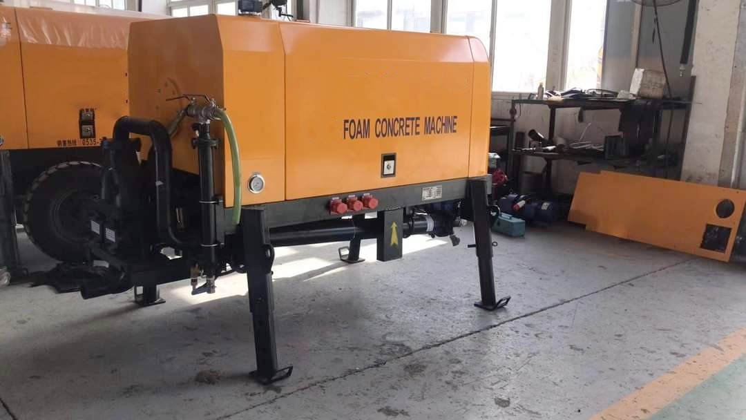 reliable lightweight concrete machine for filling voids