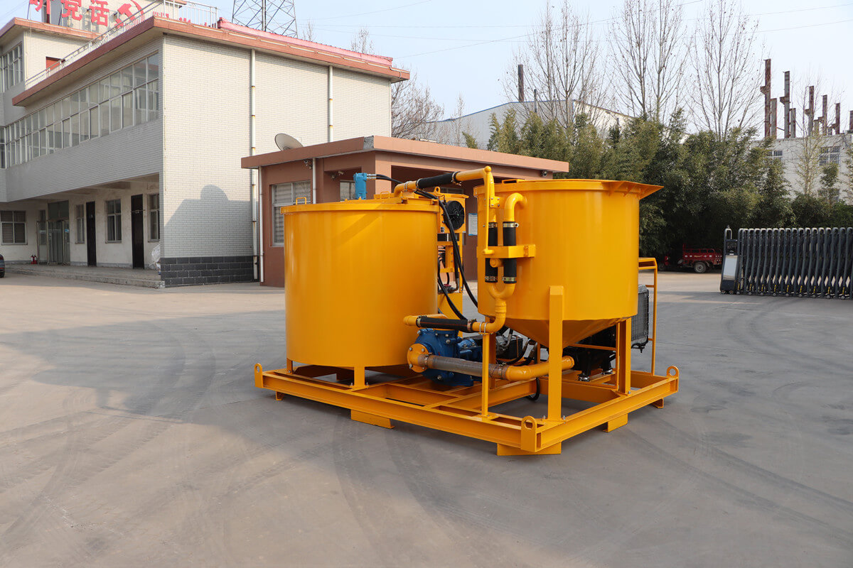 Diesel Engine Grout Mixer with Agitator