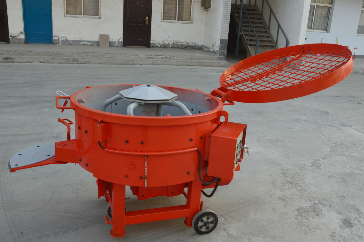 mobile refractory material pan mixer