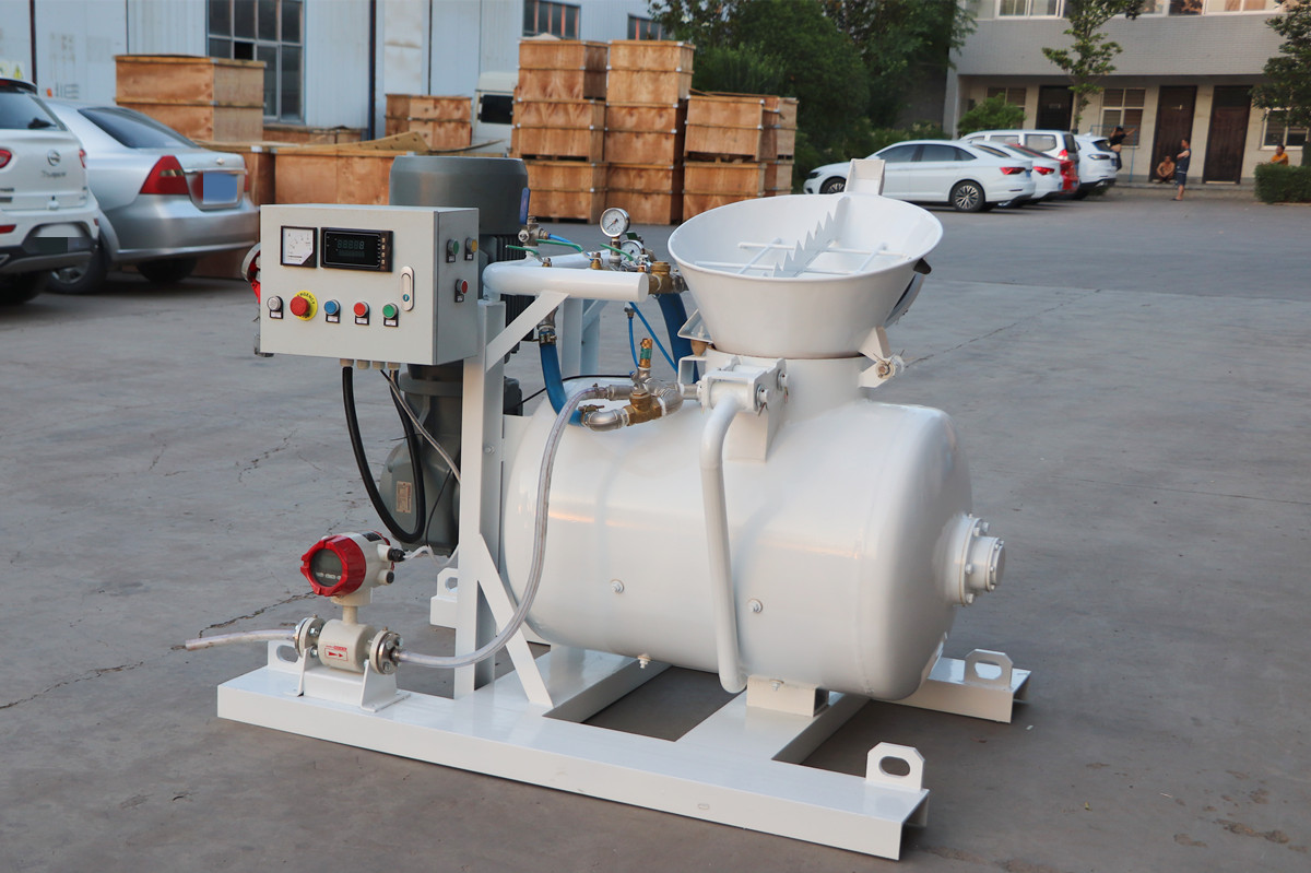 refractory concretes mixer and pump