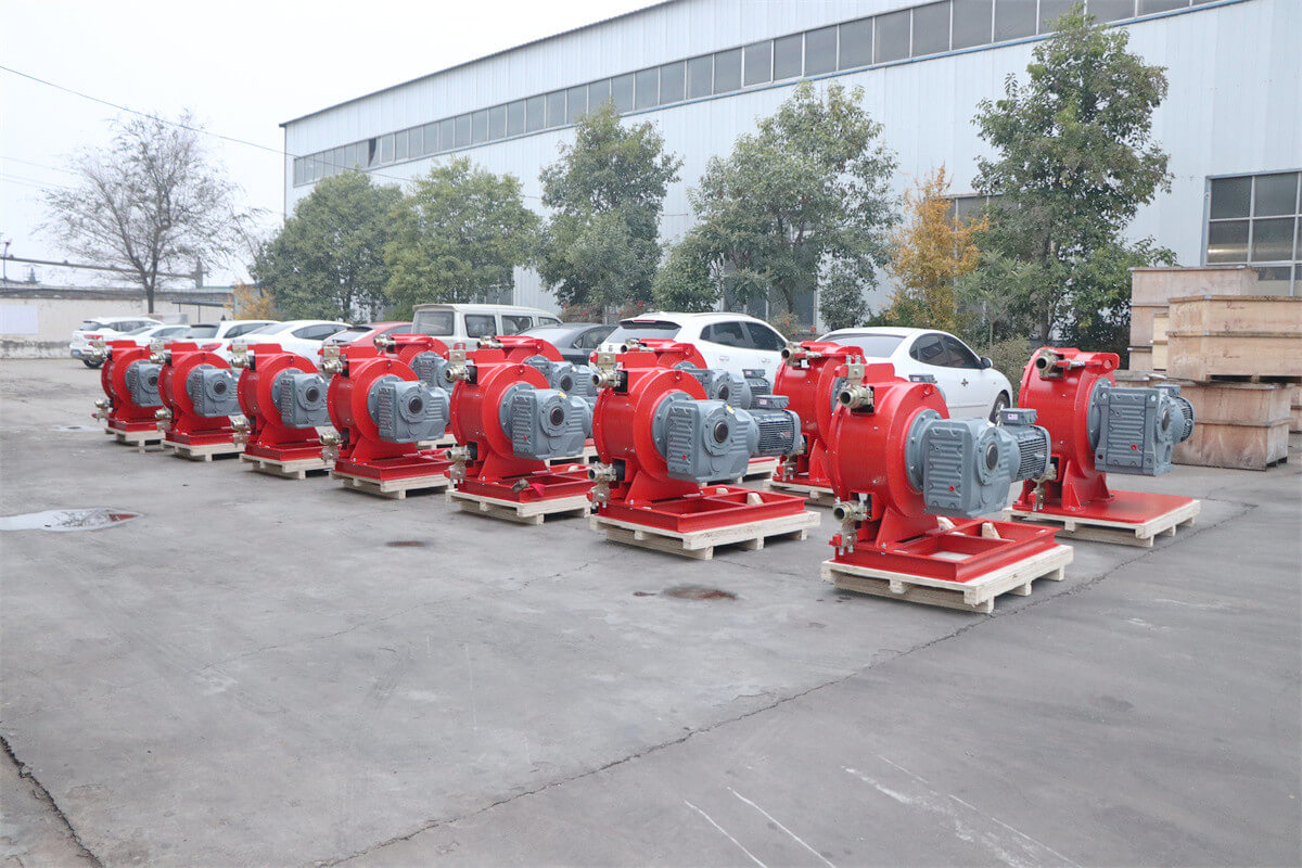 High Volume Hose Pumps in Shale Gas Project