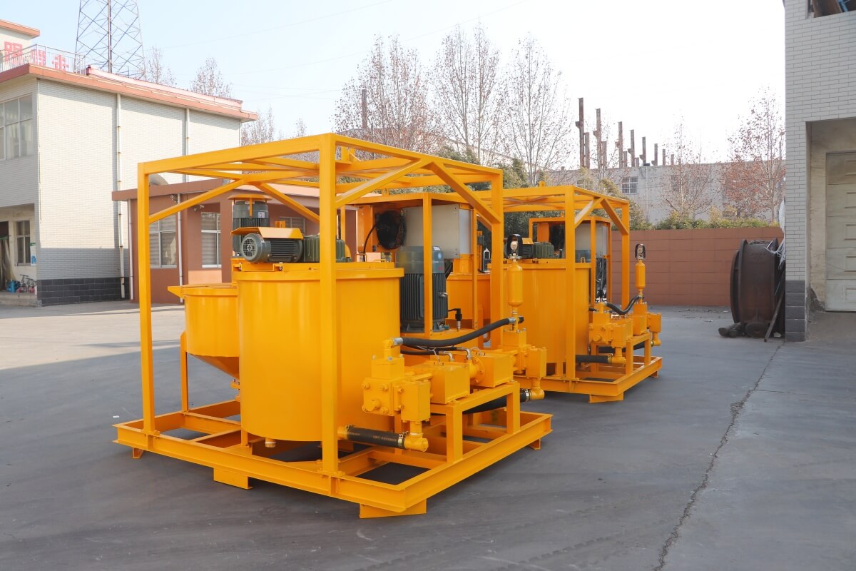 Cement grouting mixing equipment